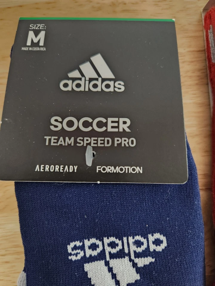 Lote de 4 pares de calcetines Adidas de béisbol softbol fútbol talla mediana. Venta al por menor $68 Foto 2 de 4