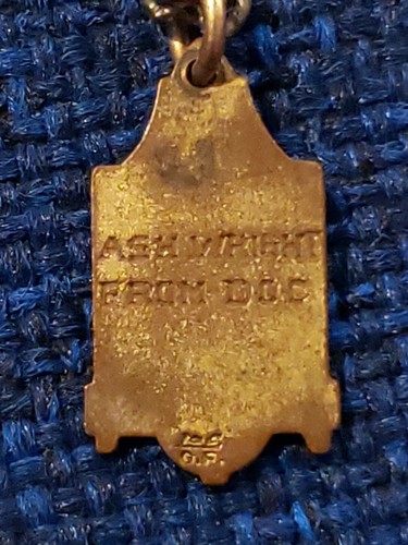 Medalla deportiva vintage dorada llena de oro TRACK RACE - Imagen 3 de 4