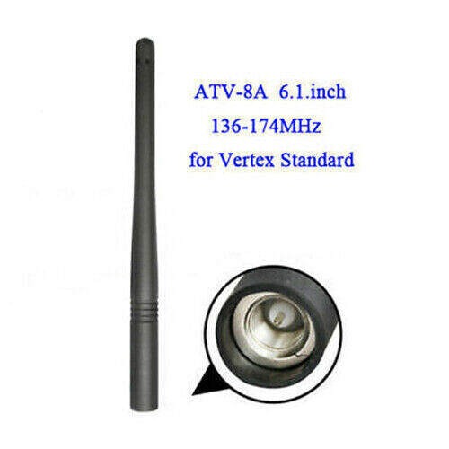 5x antena VHF pasuje do radia VX130 VX231 VX351 VX600 VX800 VX900 ATV-8A 6,1 cala - Zdjęcie 2 z 4