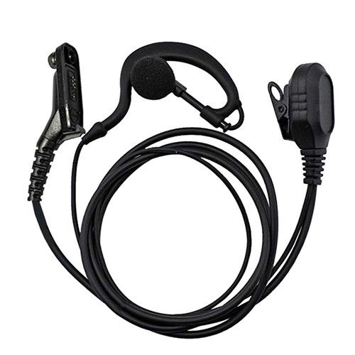 G Shape Earpiece Headset PTT XPR 6350 