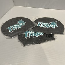 Silicone Swimming Cap Custom Design Black X3