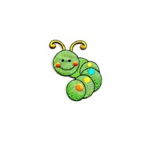 Caterpillar - Insects - Childrens - Baby - Iron On Applique Patch - SM