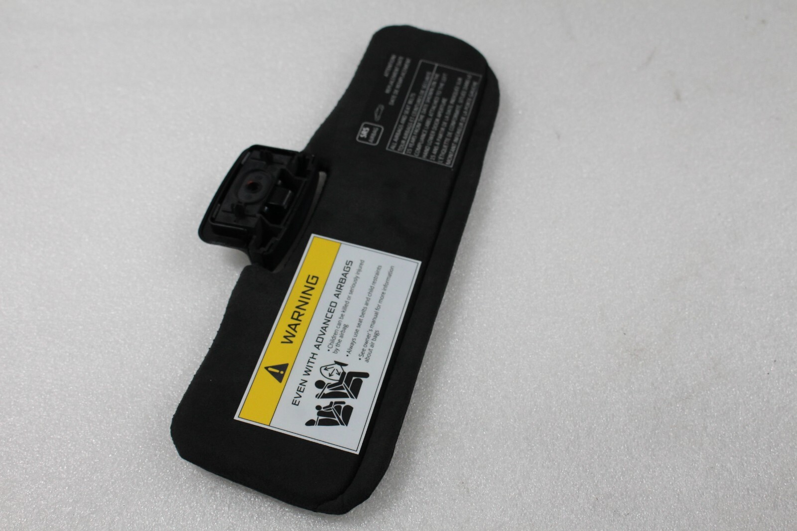 McLaren MP4-12C Spider, RH, Right, Sun Visor, Black, Alcantara, Used