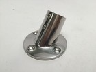 MARINE BOAT DURABLE SOLID SS 316 HAND RAIL FITTING ROUND BASE 60 DEG 7/8" 22MM