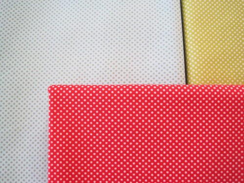 Lot 5 Half Yards Moda Ruby Bonnie & Camille Fabric Pin Dots Green Aqua Red 107 - Picture 3 of 5