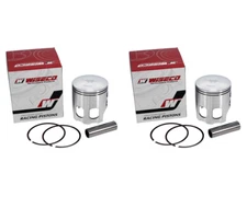 Yamaha Banshee YFZ 350 64mm Bore Wiseco Pro Forged 2 Stroke Piston Kit Set Pair