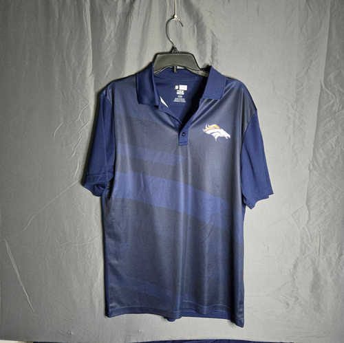 Denver Broncos Polo Shirt Men’s Large NFL Team Apparel Men's TX3 Cool Large
