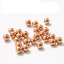 0.3 0.4 0.5 0.6 0.7mm-20mm High Precision Solid Industrial Copper Balls Beads
