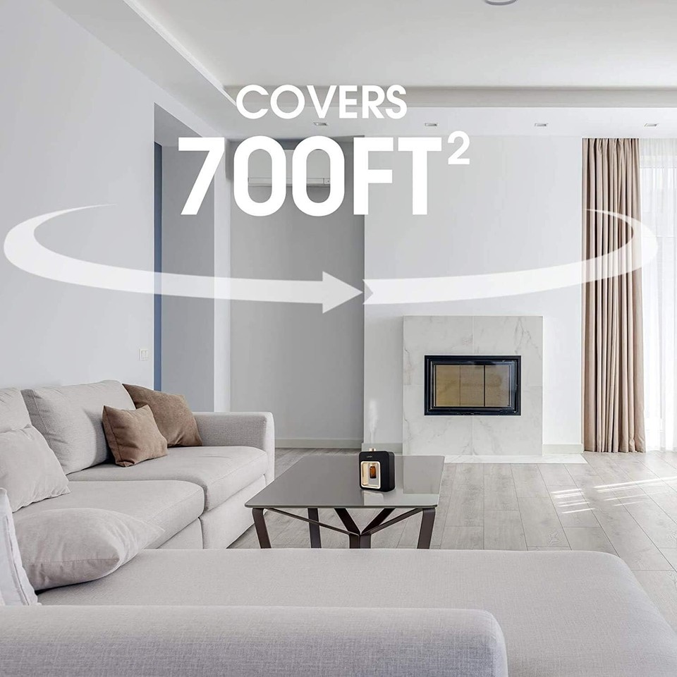 Quiet & Efficient Aromatherapy Diffuser 700 Sq Ft Coverage, 8 Hour