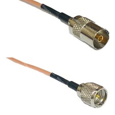 RG316 DVB TV Pal Female to MINI UHF MALE RF Cable Rapid-SHIP LOT