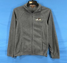 Harriton Gray Fleece University Of Louisiana Monroe Warhawk Full-zip Jacket S