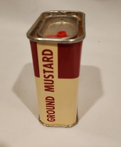 Vintage Kroger Ground Mustard 1 3/8 oz. Spice Tin with Original Price/31a - Picture 4 of 7