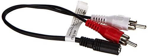Goobay 50092 Cavo Adattatore Audio, Presa da 3.5mm a Connettore RCA, (M9p)