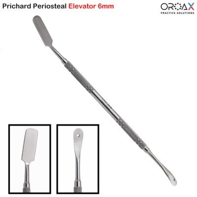 OROAX  Pritchard Periosteal Elevator w/ Hole | 6mm Handle Dental Implant Tool