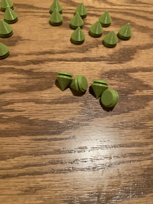 Spikes For Crocs, 3D printed pointy Croc charms In Matte Green, 26