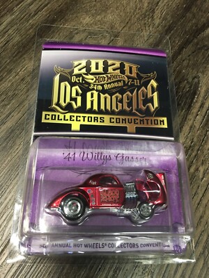 3-car Set 2020 Hot Wheels 34th LA Convention 41 Willys 93 Nissan