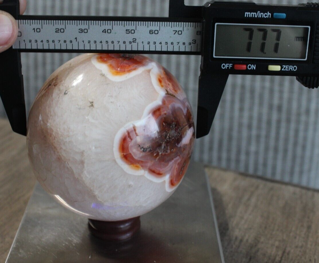 カーネリアン　スフィア CARNELIAN SPHERE 77.7 MM/ 674.3 GRAMS | eBay