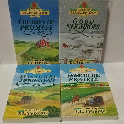The Days Of Laura Ingalls Wilder Book 1,2,3,4 Set TL Tedrow-YA Teen