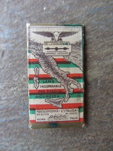 OLD RAZOR BLADE BLADE L'ITALICA INSURMOUNTABLE BLADE RAZOR BLADE
