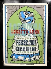 Loretta Lynn February 2007 Limited Edition Gig Poster - PHF + Hatch Show Print