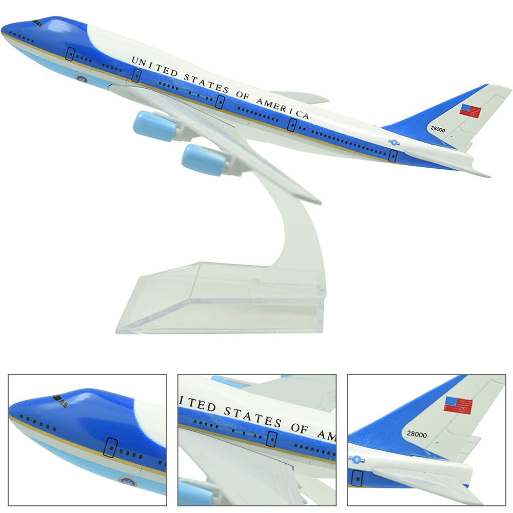 1:400 Aircraft Boeing 747 Air Force One 16cm Alloy Plane B747