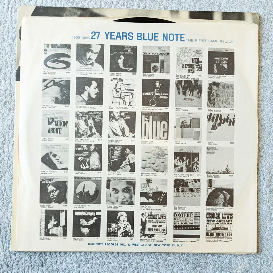 Lee Morgan - The Sidewinder vinyl LP original 1964 US deep groove ear BST 84157 - Image 4 of 4