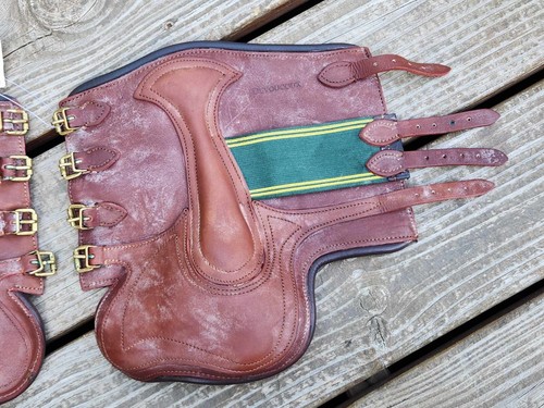 Botas Devoucoux Chiberta Marrón Cross Country Jump Tendon - Talla 3/Completas - Nuevas con Etiquetas - Imagen 2 de 8