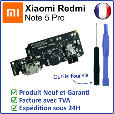 Connecteur De Charge Pour Xiaomi Redmi 5 – Marque GLOBALSTOCK, Neuf Emballé