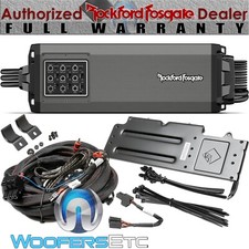 pkg ROCKFORD FOSGATE M5-1500X5 5-CHANNEL AMPLIFIER  X317-K4 INSTALLATION KIT