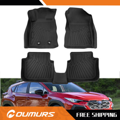 For 2024 Crosstrek Impreza 3D Molded Floor Mats All Weather Floor Mats