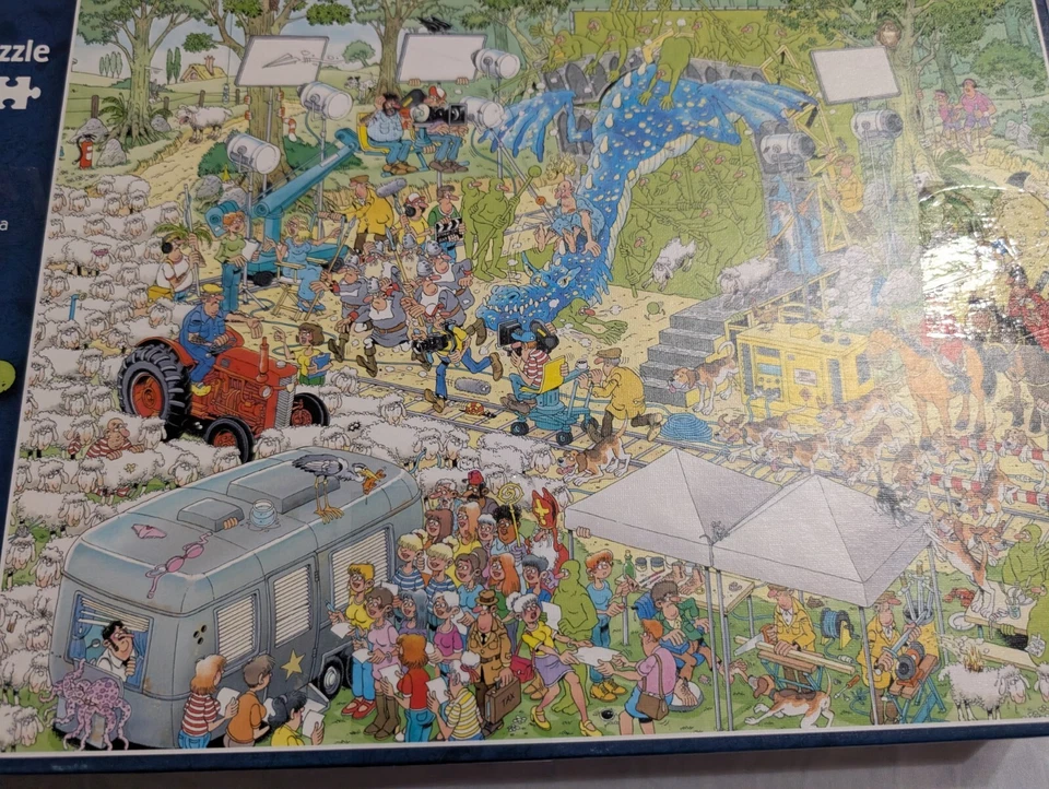 Rompecabezas de cómic Jan Van Haasteren 1000 piezas juego de películas completo Foto 3 de 4