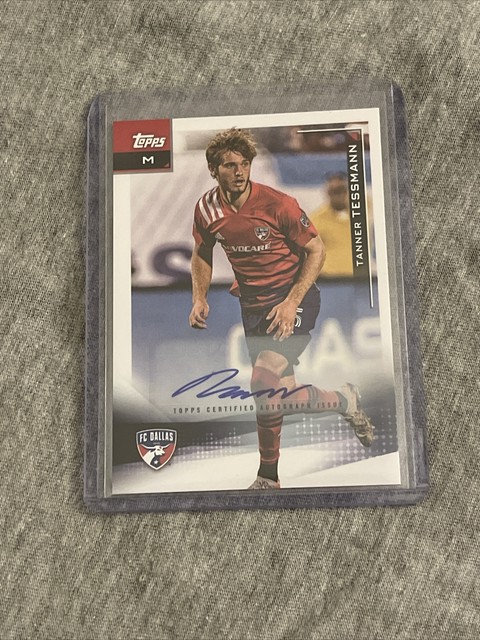 2021 Topps MLS Tanner Tessmann Autograph Auto FC Dallas Venezia USMNT