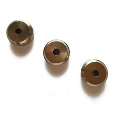 Adore Pro Trumpet Bottom Valve Caps - 3 Pcs Valve Finger Buttons Nickel Plated