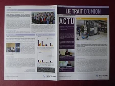 LE TRAIT D'UNION 85 2013 SNECMA SAFRAN VILLAROCHE MONTEREAU ENDOSCOPY LEAP-1A