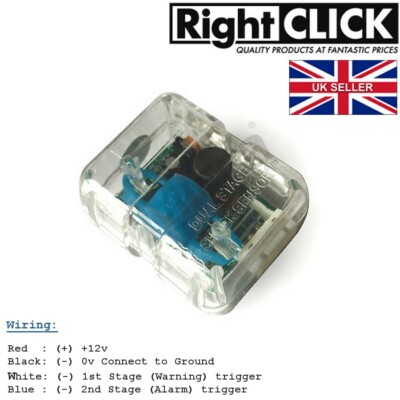 UNIVERSAL DUAL STAGE Shock Impact Sensor for Car Alarms