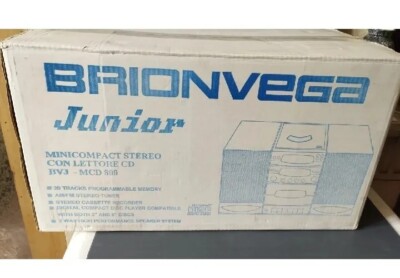 Brionvega Junior Minicompact Stereo Neu Ungetestet BESCHREIBUNG LESEN