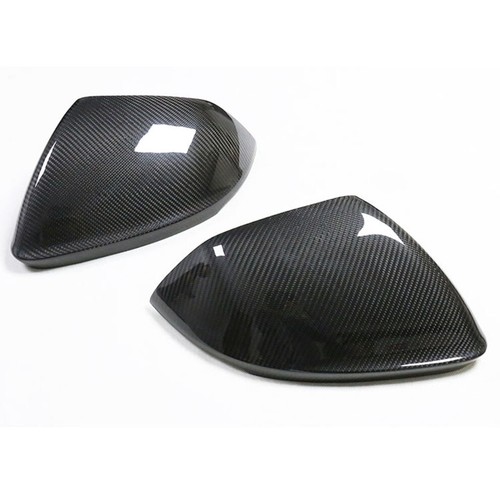 Carbon Fiber Side Mirror Cover Caps W/O Lane For Audi Q8 RSQ8 Lamborghini URUS - Picture 4 of 7