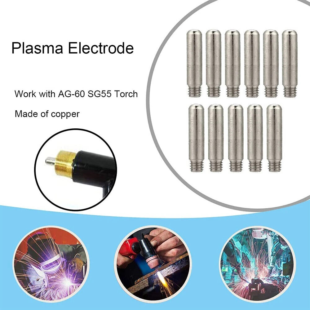 60pcs Plasma Cutter Torch Consumables Kit for SG-55, AG-60, WSD-60 CUT50 60Amp