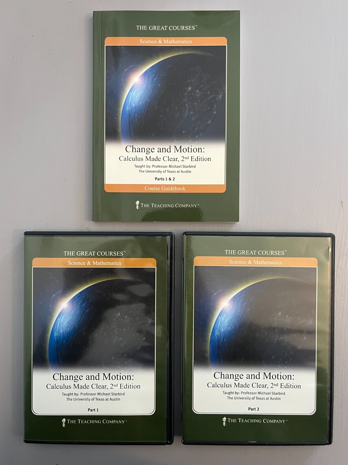 Great Courses Calculus Change and Motion Course Book and DVD Set ...