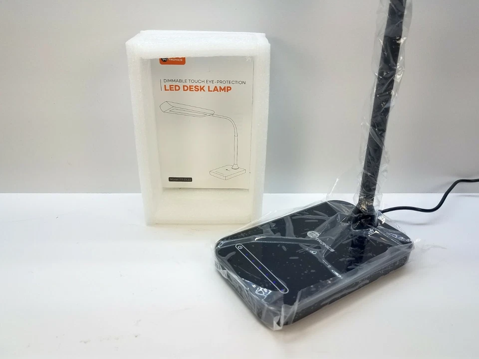 Lámpara de Escritorio LED TTDL11 Flexible Cuello de Ganso Lámpara de Mesa 5 Colores Temperaturas con 7 Br Foto 3 de 4