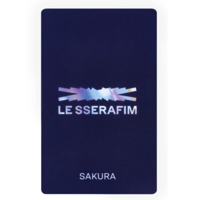 LE SSERAFIM Public Broadcasting Perfect Night Sakura - Photocard