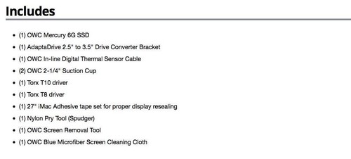 OWC 1.0TB SSD Upgrade Bundle for 2012-2019 27" iMacs with a Fusion Drive - Picture 6 of 8