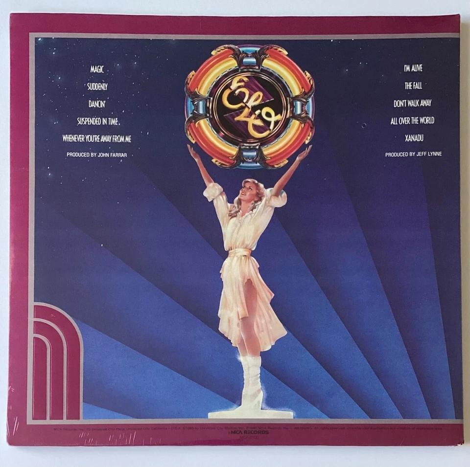 OLIVIA NEWTON-JOHN/ELECTRIC LIGHT ORCHESTRA ~ XANADU Soundtrack *SEALED* 1980 LP - Image 2 of 4
