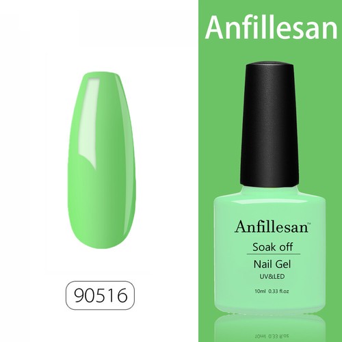 Anfillesan Nail Polish UV LED Soak Off Gel Polish Base Top Coat Gel Varnish 10ml - Picture 109 of 155