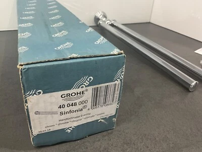Grohe Sinfonia Handtuchalter 2-armig in Chrom alte Serie , Rarität - Bild 1 von 4