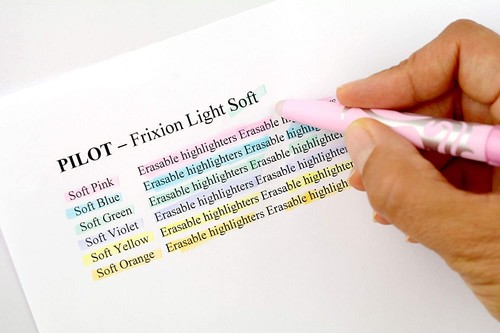 Pilot FriXion Light Soft Erasable Highlighters Set of 6 Innovative, erasable - Picture 3 of 3