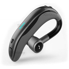 Wireless Bluetooth Earpiece Ear Hook Headset Noise Cancelling Volume Control