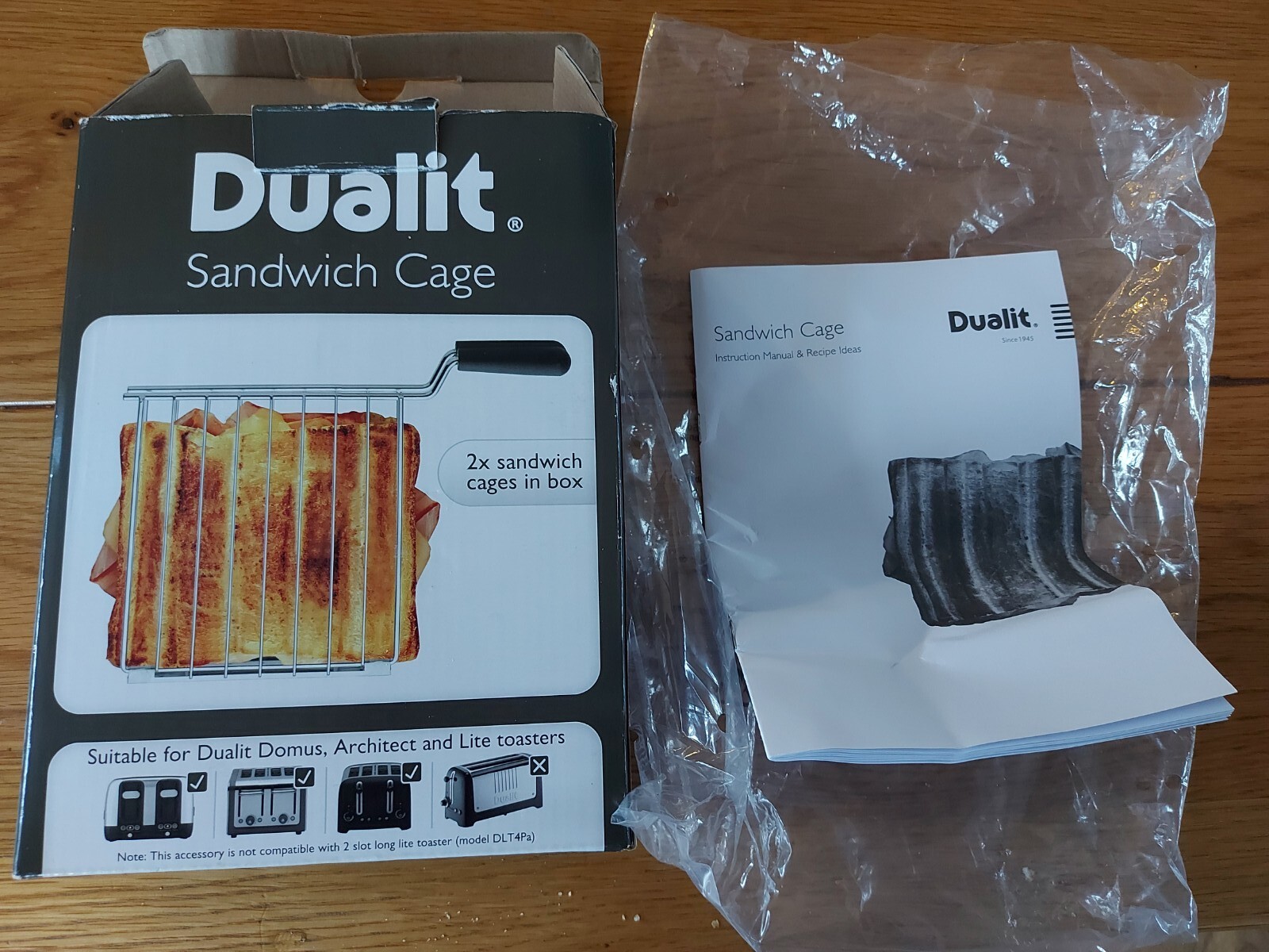 GENUINE DUALIT SANDWICH CAGES UNUSED IN BOX & INSTRUCTIONS eBay