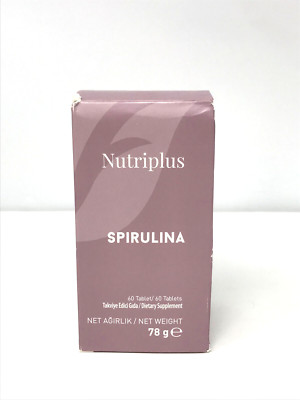 SPIRULINA NUTRIPLUS skin detox and beautification 60 Tablets exp 07/26 NEW