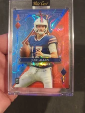 Wild Card Stacked Deck Josh Allen Ace Of Diamonds Diagonal Color Match 1/1